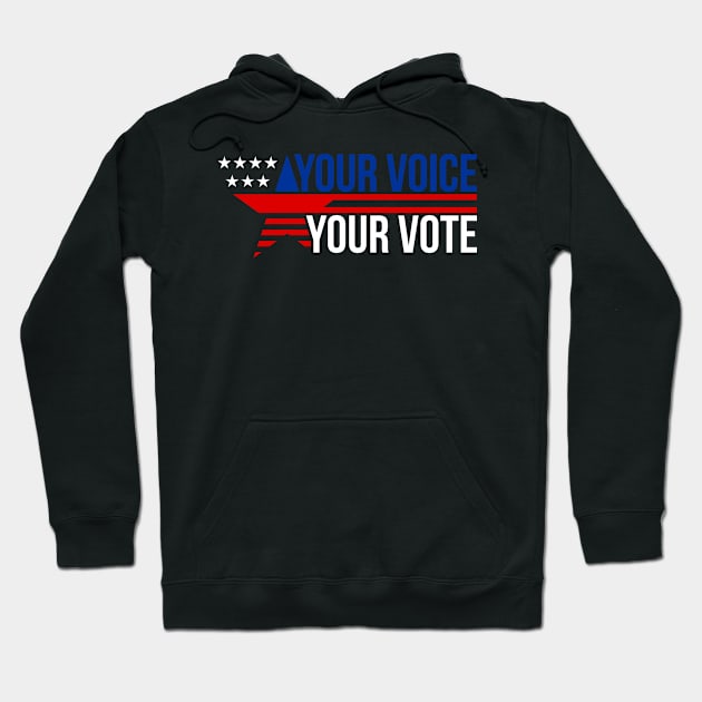 Your voice your vote Hoodie by guyfawkes.art